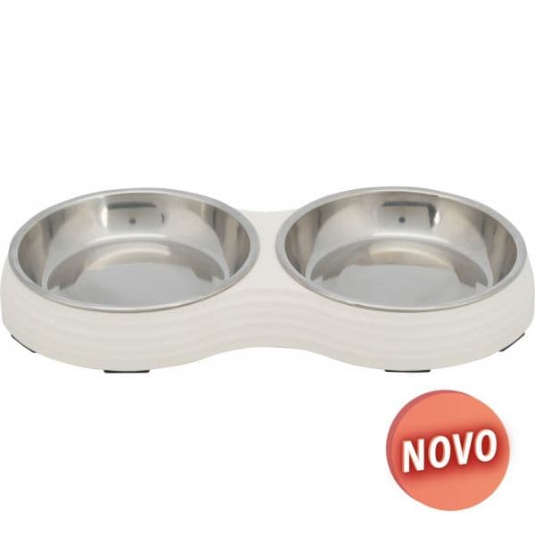 Trixie Gamela Dupla Melamina Branco 2x 200ml