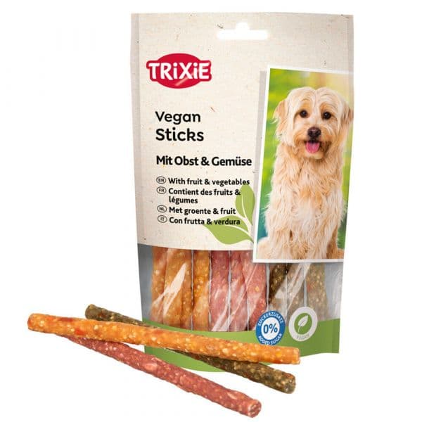 Trixie Vegan Sticks Batata Doce, Vegetais e Fruta para Cão 100g