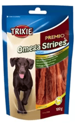 Trixie Premio Omega Stripes Snacks com Frango 100g