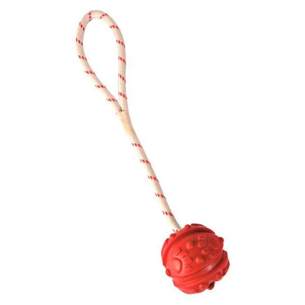 Trixie Brinquedo Cão Bola C/ Corda Lançamentos 7cm
