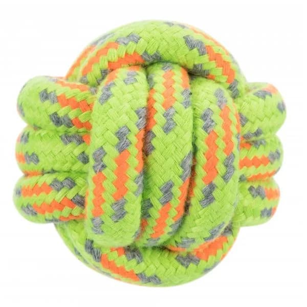Trixie Brinquedo Cão Bola em Corda e Algodão 9 cm