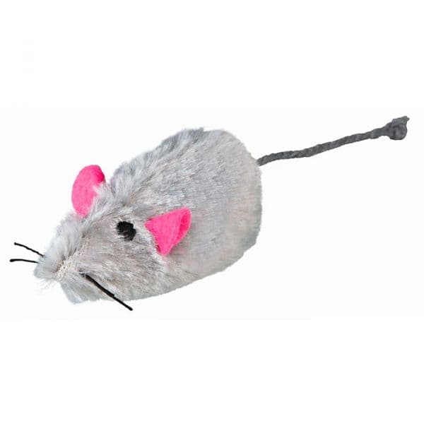 Trixie Brinquedo Gato Ratinhos de Peluche Pêlo Longo Som