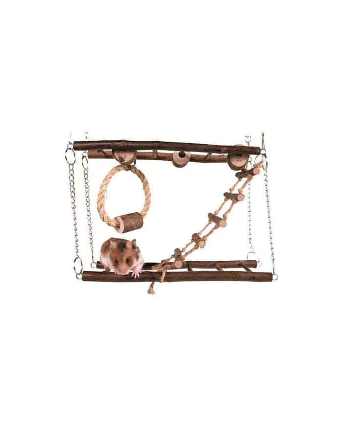 Trixie Ponte Suspensa Madeira Ratos e Hamsters 27x17x7cm