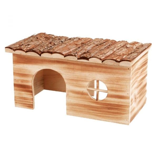 Trixie Casa Grete em Madeira Flamejada 35x18x20cm