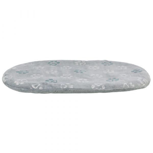 Trixie Colchão Oval Jimmy Soft 86x56 cm Cinzento Claro