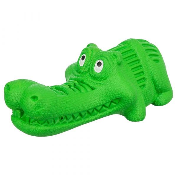 Trixie Crocodilo Em Borracha Natural P/ Snacks 18 Cm (Verde)