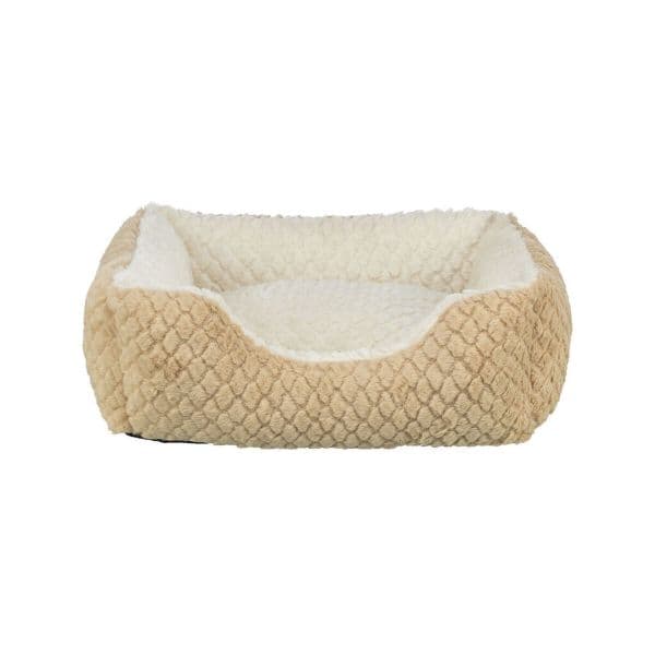 Trixie Cama de Peluche Kaline Mio Castanho Creme 50 x 40 cm