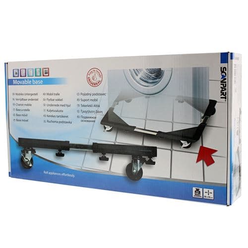 Scanpart Base Com Rodas para Máquina Lavar Roupa - 1940000126