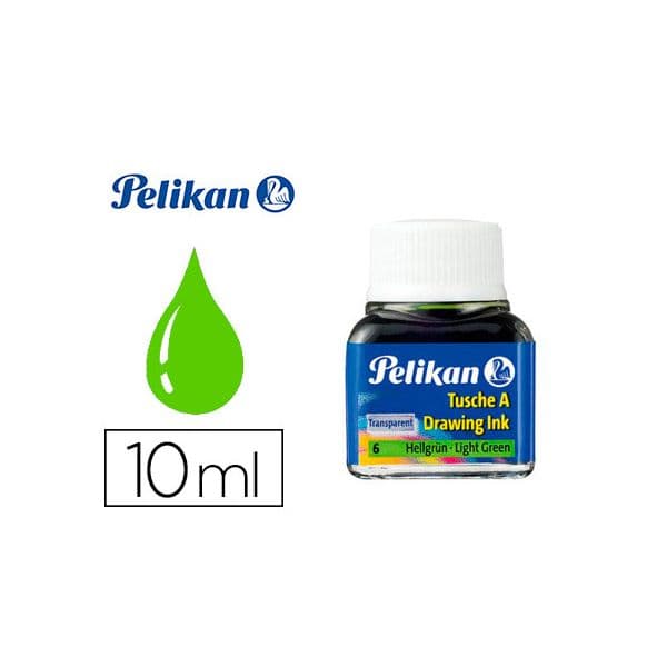 Pelikan Tinta da China 10ml Nº 6 Verde Claro - 90206