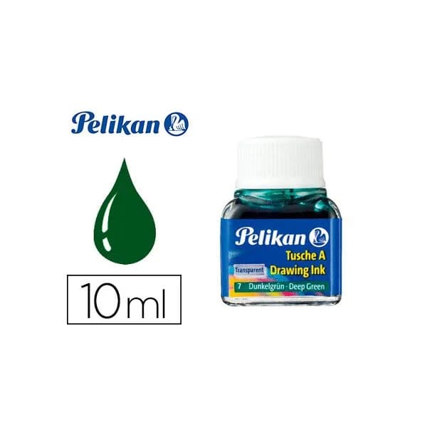 Pelikan Tinta da China 10ml Nº 7 Verde Escuro - 90205