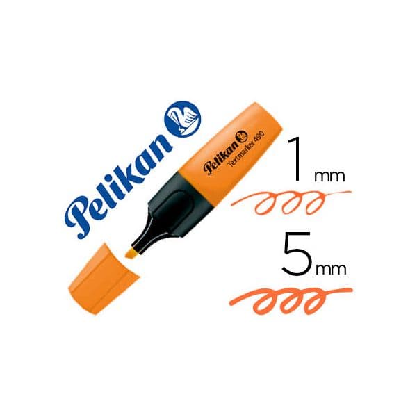 Pelikan Marcador 490 Laranja 10 Un.