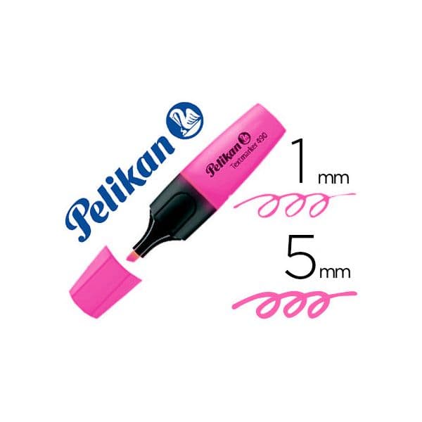 Pelikan Marcador 490 Rosa 10 Un.