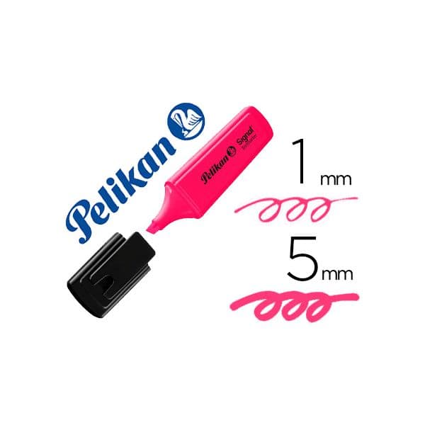 Pelikan Marcador Signal Rosa 10 Un.