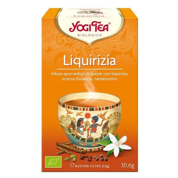 Yogi Tea Infusão Bio Alcaçuz Chá 17 Saq