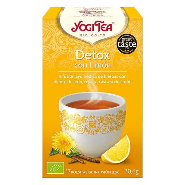 Yogi Tea Detox e Limao Bio 17 Saq