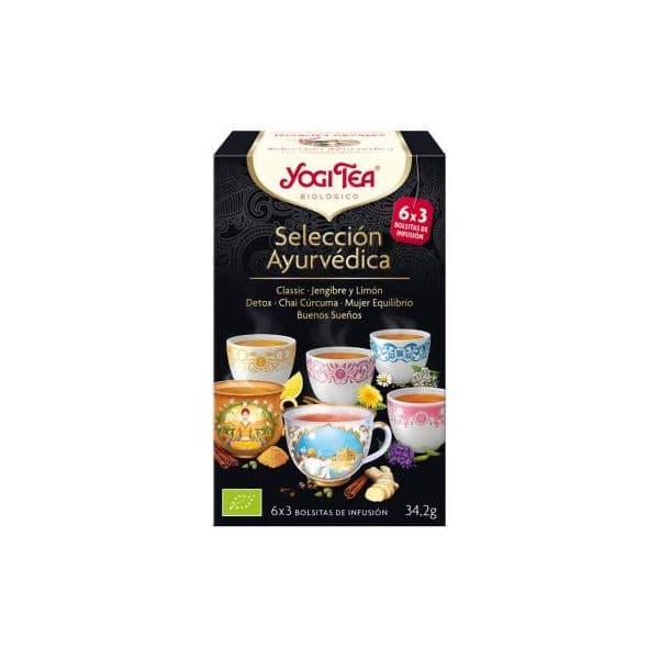 Yogi Tea Seleção de Infusões Ayurvédicas Bio 18 Saquetas