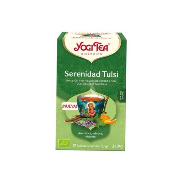 Yogi Tea Serenity Tulsi Bio, 17 Unid.