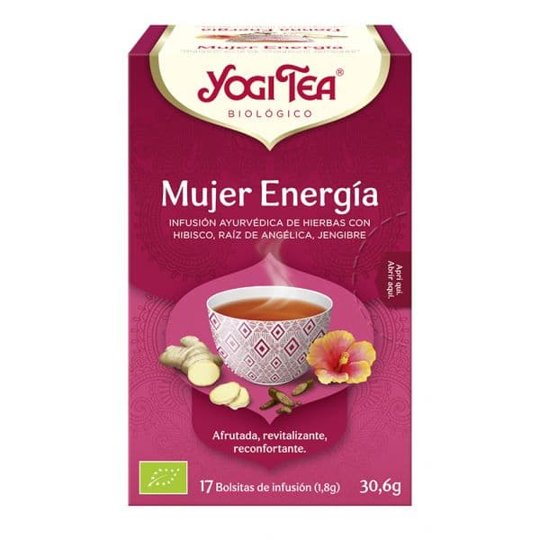 Yogi Tea Bio Mulher Energia 17 saquetas