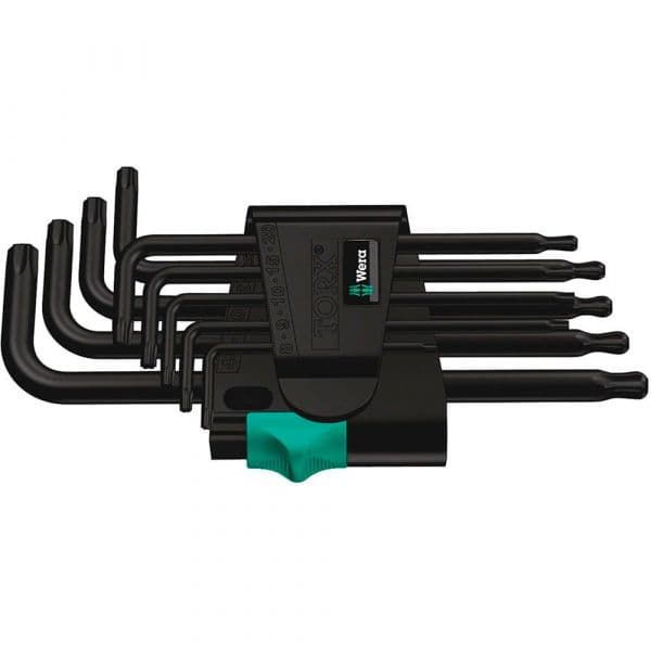 Wera 967/9 Tx Torx Keys Set 1l Prateado