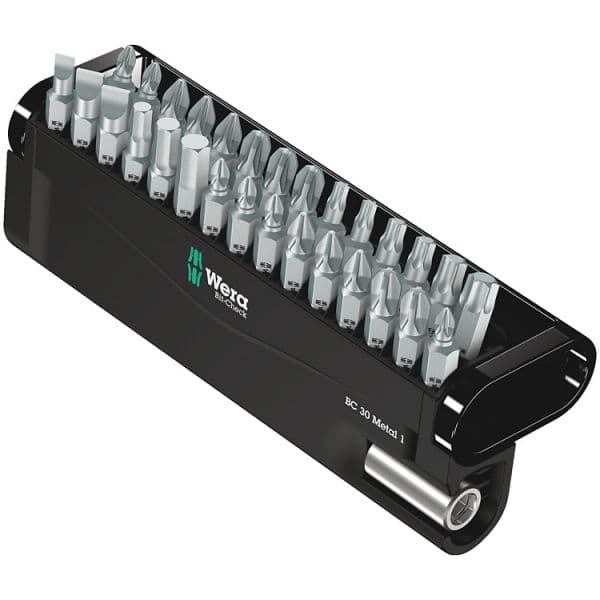 Wera Pontas Bc Metal 1 30 Peças Preto