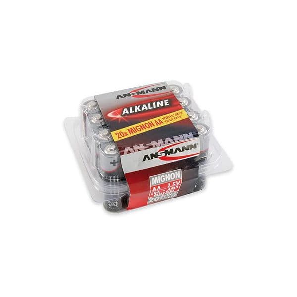 Ansmann Pilhas Alkaline Mignon AA Red-line Box 20 Un.