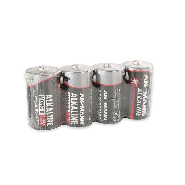 Ansmann Pilhas Alkaline Mono D LR20 4 Un.