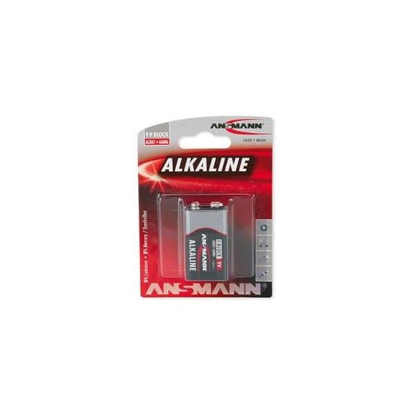 Ansmann Pilhas Alkaline 9v Block Red-line - 1515-0000