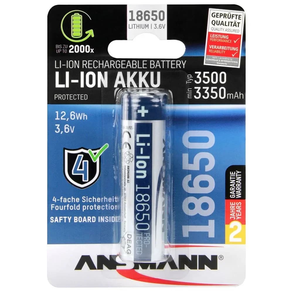 Ansmann Bateria Li-Ion 18650 1307-0001