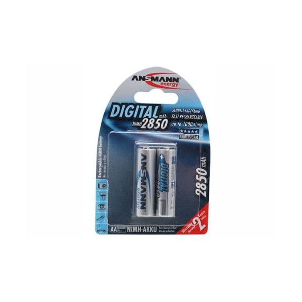 Pilha Recarregável 1x2 Ansmann NiMH 2850 Mignon AA 2650 mAh DIG - 5035082
