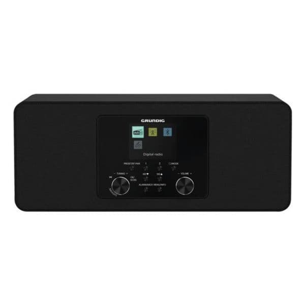 Grundig Rádio DTR 4600 DAB+ Internet Bluetooth Ecrã 2.4" Preto