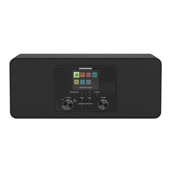 Grundig Rádio Digital DTR 5100 DAB+ Web Portátil com Ecrã a Cores 2.4" e Bluetooth, Preto