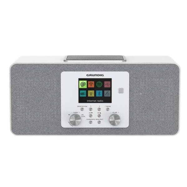 Grundig Rádio DTR 6100 2.1 DAB Portátil Analógico e Digital Internet Branco