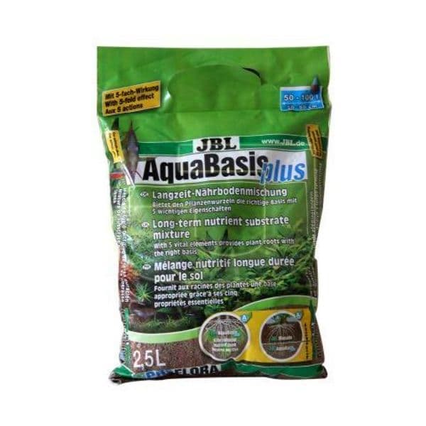 Jbl Substrato Novos Aquário Aquabasis Plus 2.5 L