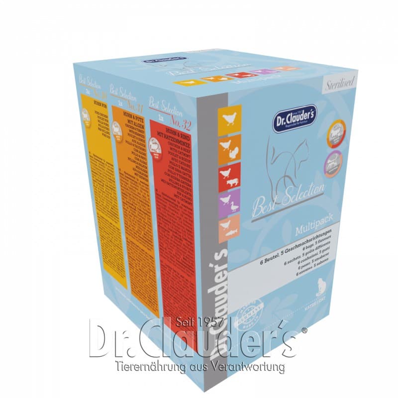 Dr.Clauder´s Best Selection Multipack Sterilized 6x85gr
