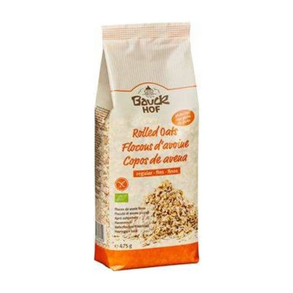 Bauck Hof Flocos Aveia Finos Bio sem Glutén 475g