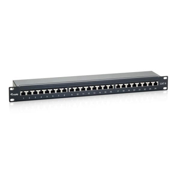 Equip painel 19 cat6 1u 24 portas, blind. - 326424