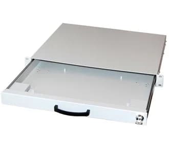 Equip Teclado de Gaveta para Rack 19" 1U Extensível Bloqueável Cinzento