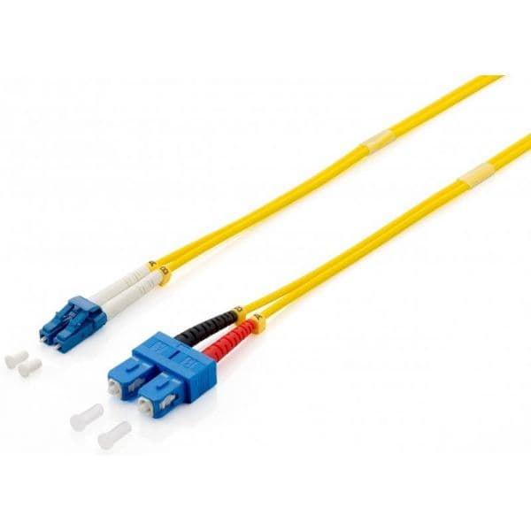 Equip Fo Duplex Jumper Lc/sc 09/125µ 2,0m, Yellow, Lsoh - 254332
