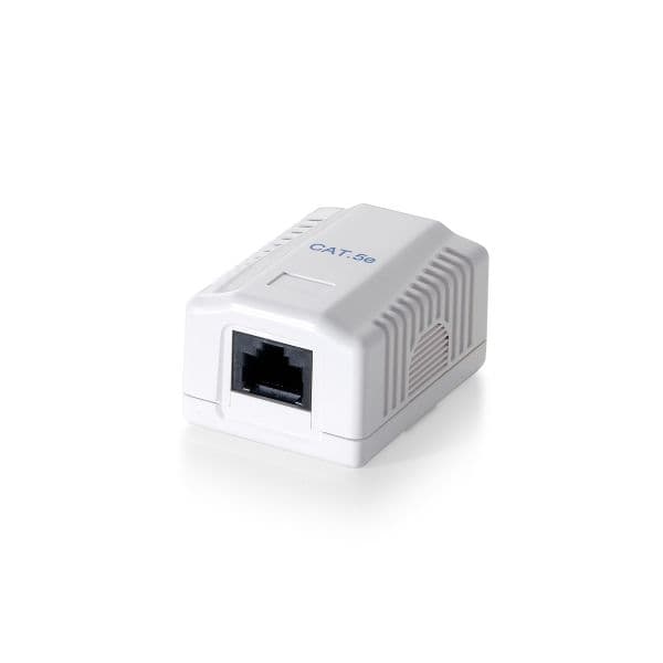 Equip Tomada Rede 1-Port Utp Cat.5e, Branco - 235111
