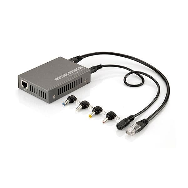 Level One 10/100/1000mbps High Power Poe Splitter To Split Data & Power - 552034