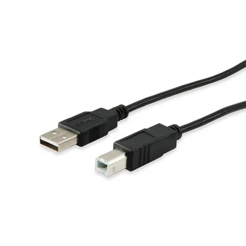 Cabo USB2.0 TipoA-B Equip Preto 1m
