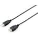 Cabo de Extensão EQUIP USB 2.0 Tipo A M-F 5,0m Preto