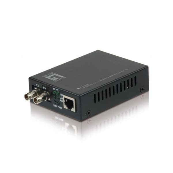 Level One Conversor 10/100BASE-TX to 100BASE-FX MMF ST 2km FVT-2002 - 540675