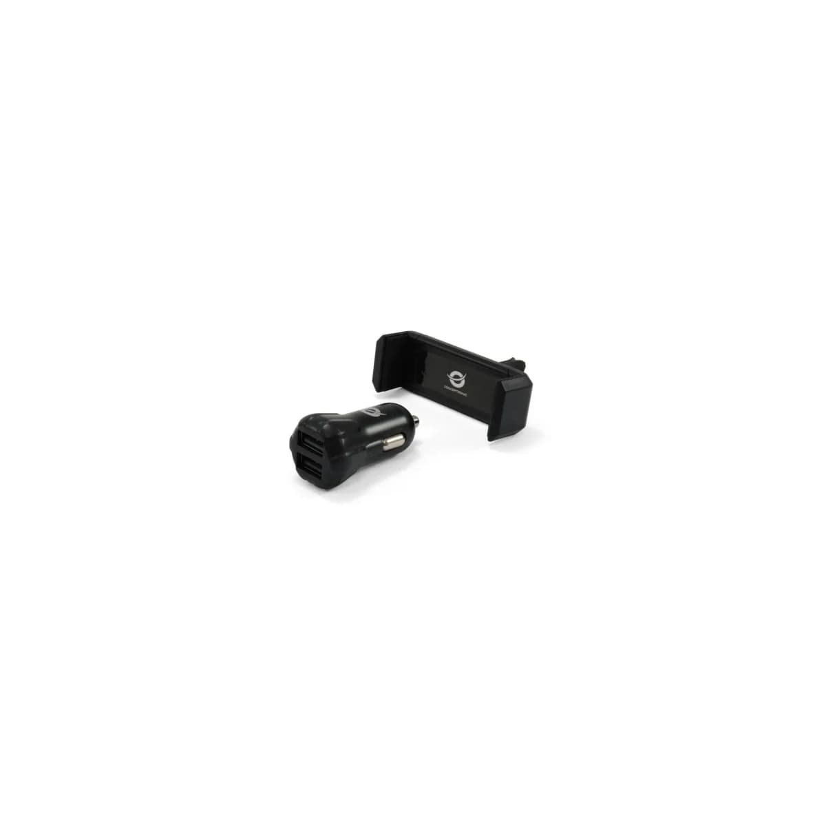 Conceptronic Adaptador Carro 2 Portas USB - CUSBCAR2AKIT