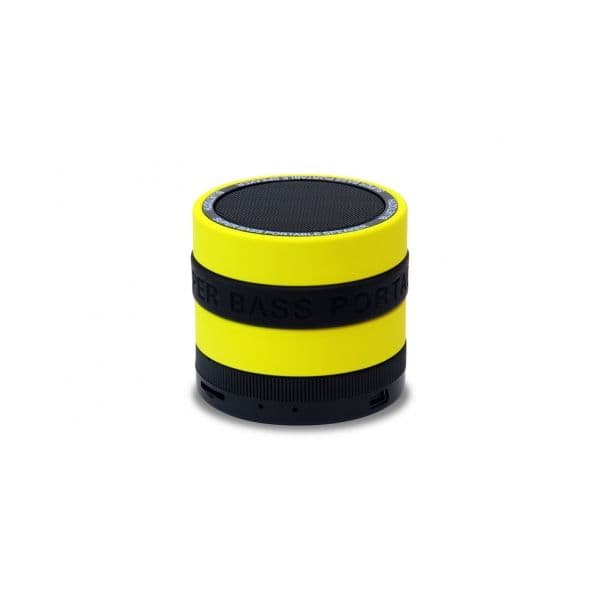 Conceptronic Speaker Wireless Bluetooh Black/ Yellow - 120833007
