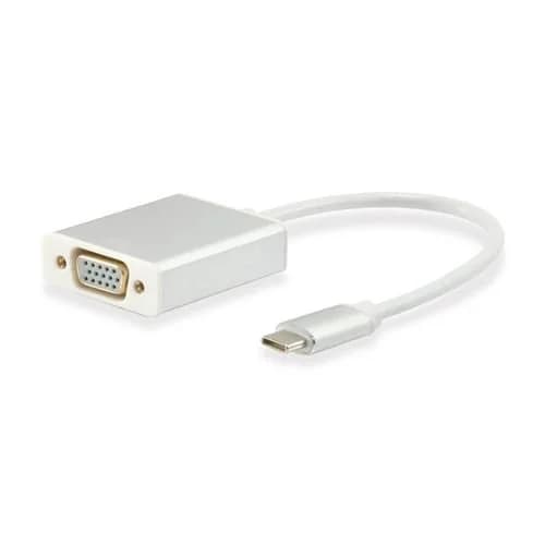 Equip Adaptador USB C Male to HD15 VGA Female - 133451