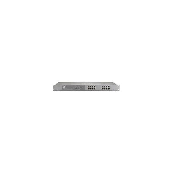 Level One Switch 16-Port Fast Ethernet PoE 120W FEP-1612W120