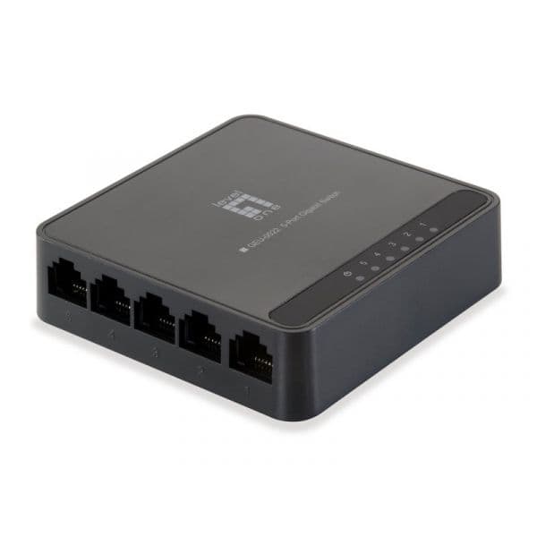 Level One Switch 5-Port Gigabit GEU-0522