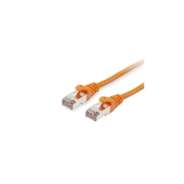 Equip Cabo CAT.6A S/ftp Patch Laranja - 0.25MT - 606601