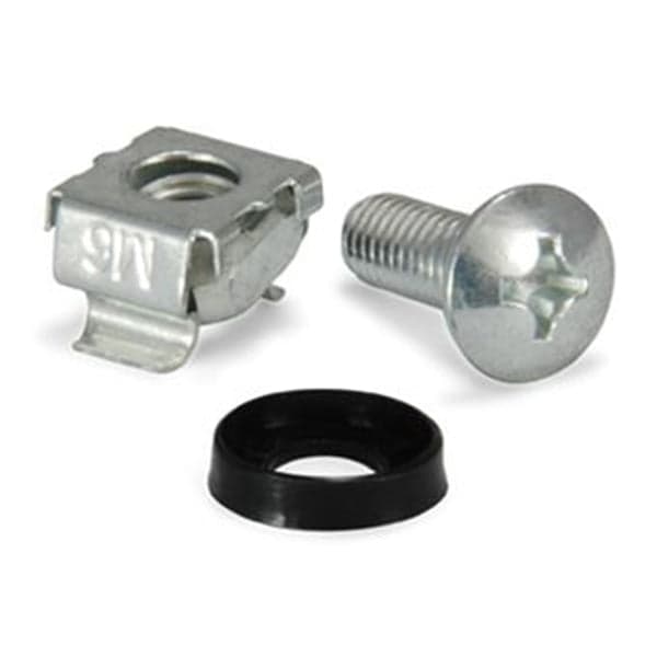 EQUIP KIT FIXAÇÃO PARAFUSO M6 + ANILHA + PORCA GAIOLA (EMB. 50 UN